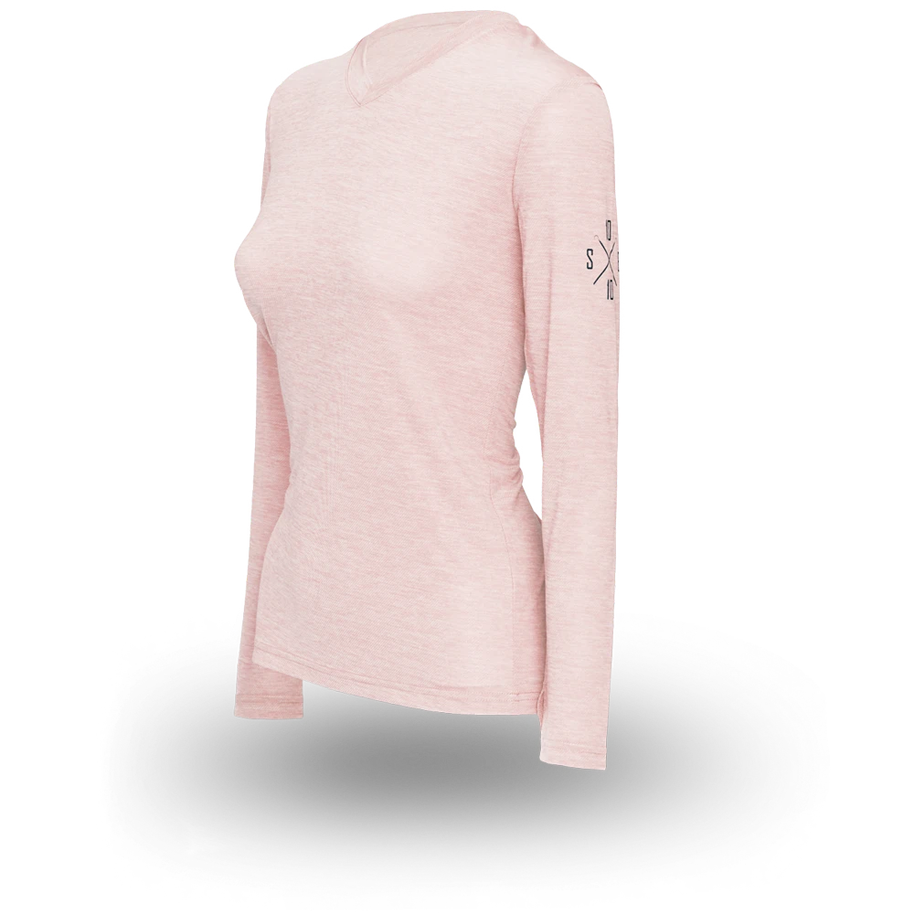 Bluebird Tech Performance Women's Long Sleeve (Pink Lemonade)