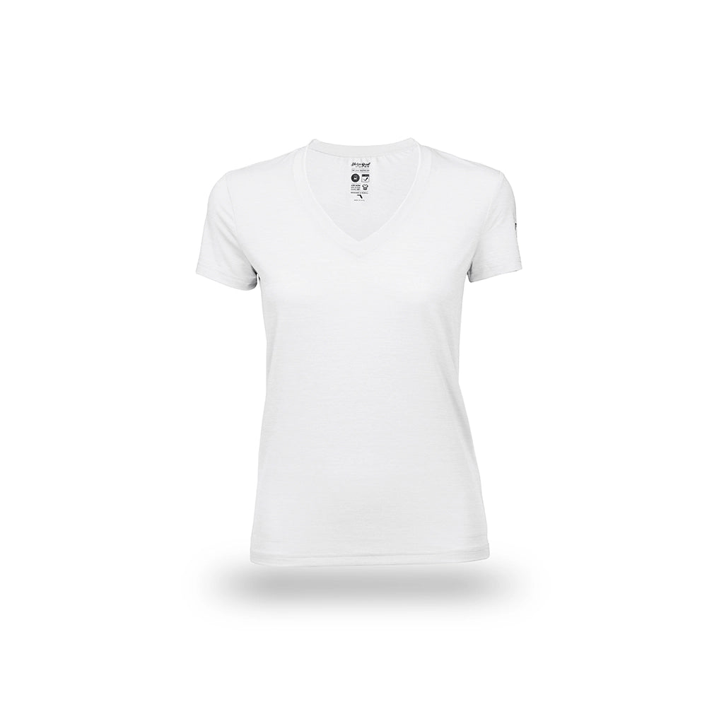 Bluebird Tech Performance Women's Short Sleeve (White)