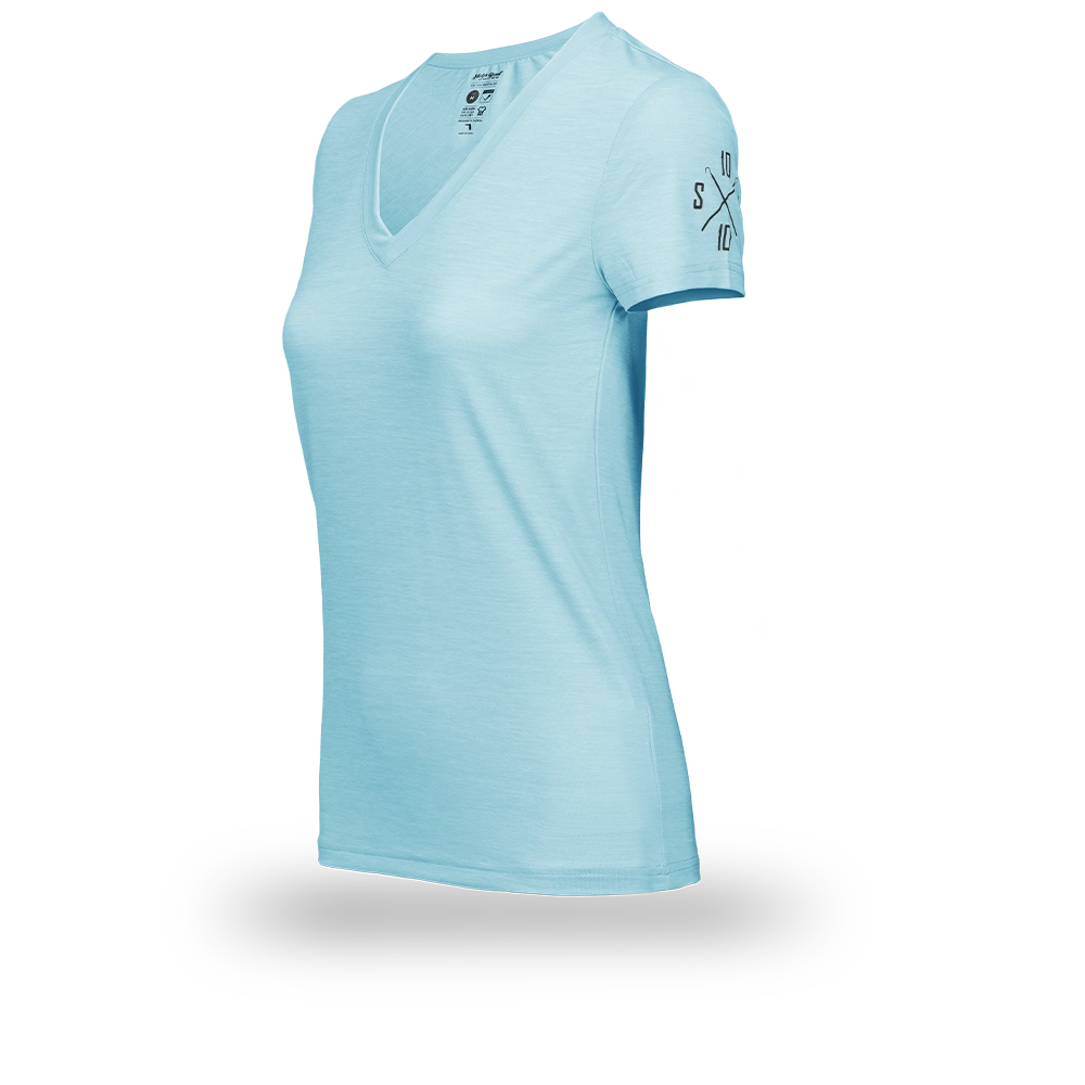 Bluebird Tech Performance Women's Short Sleeve (Sky Blue)