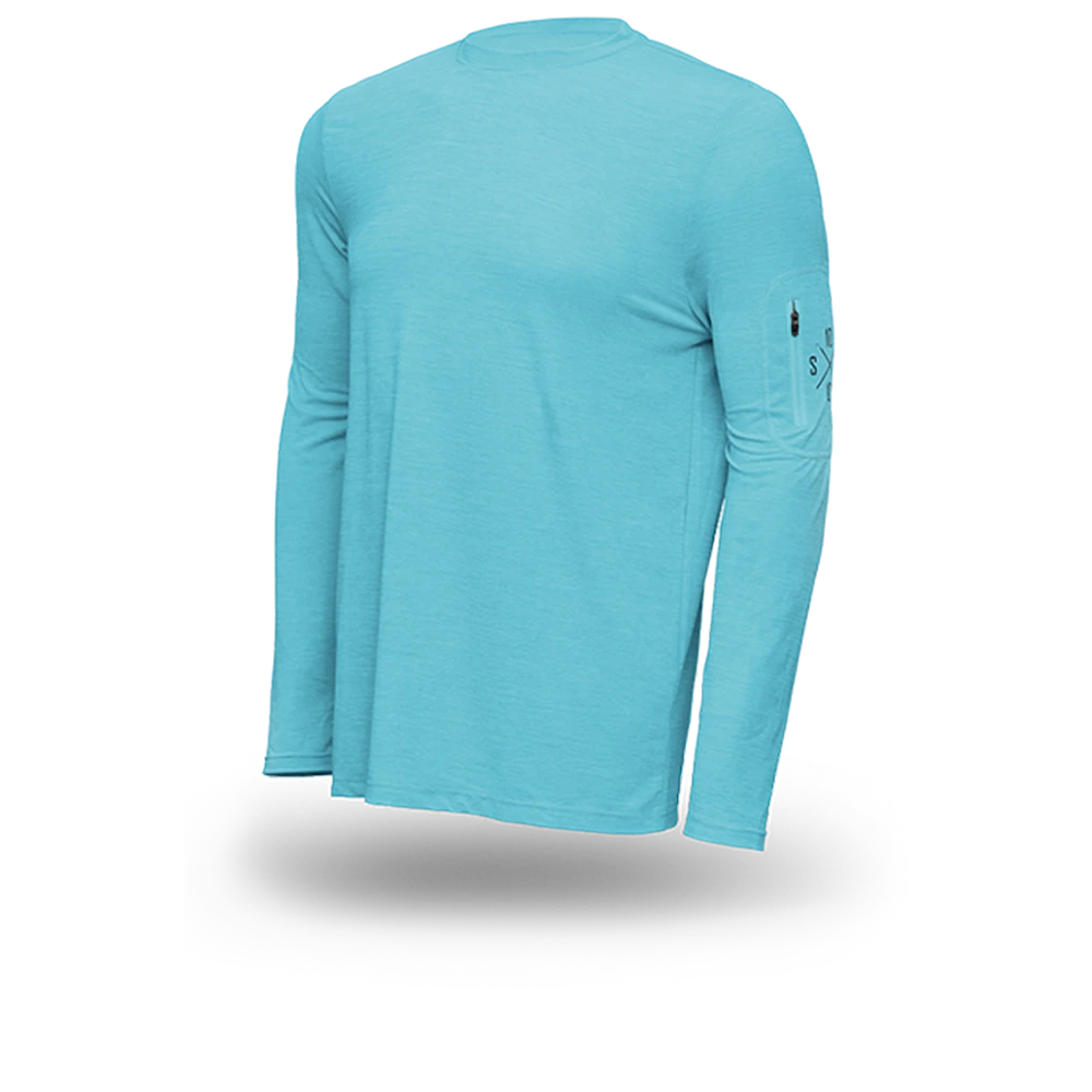 Bluebird Tech Performance Long Sleeve (Sky Blue)