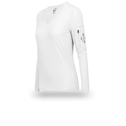 Bluebird Tech Performance Women's Long Sleeve (White)